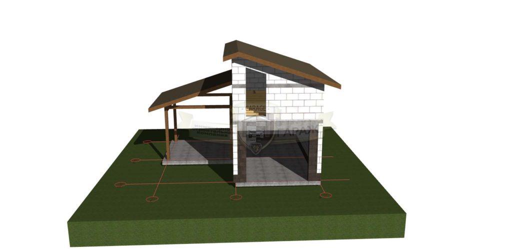 Как построить крышу гаража и навеса